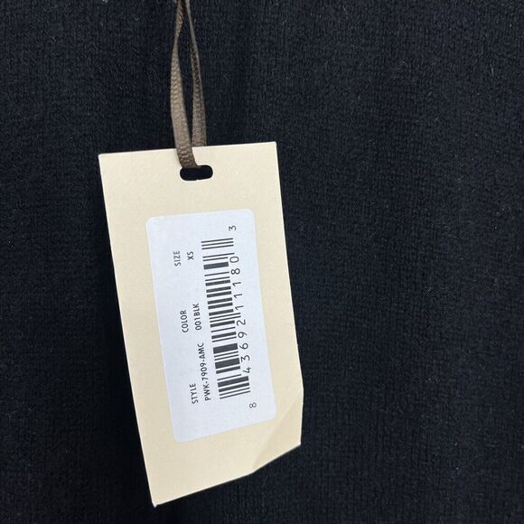 Amicale Pants Size XS Women Black Joggers Cashmere High Rise Tapered Leg Pull On - Picture 4 of 7